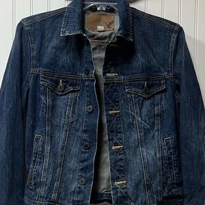 American Eagle Denim Jean Trucker Jacket S Western